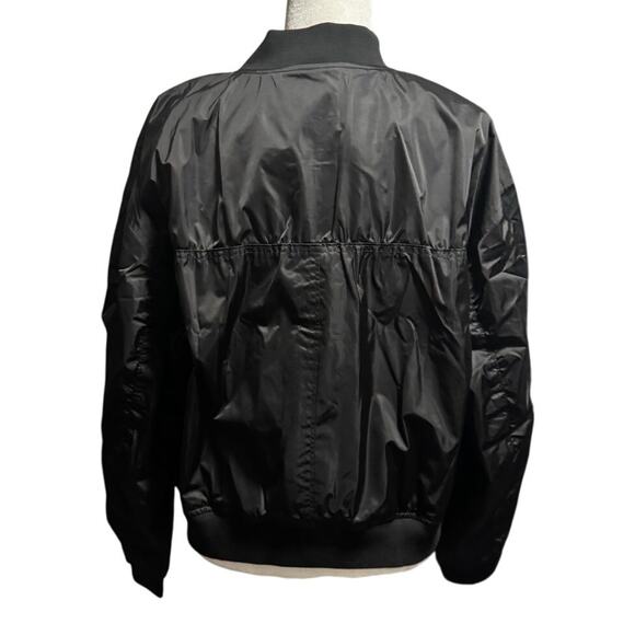 New with Tags Athleta Flex Bomber Jacket Black – XL/T (Tall) Water Repellent - Picture 3 of 7